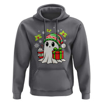 Ghost Santa Christmas Hoodie Holiday Xmas Halloween - Wonder Print Shop
