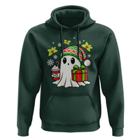 Ghost Santa Christmas Hoodie Holiday Xmas Halloween - Wonder Print Shop