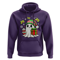 Ghost Santa Christmas Hoodie Holiday Xmas Halloween - Wonder Print Shop