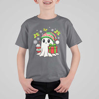 Ghost Santa Christmas T Shirt For Kid Holiday Xmas Halloween - Wonder Print Shop