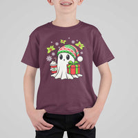 Ghost Santa Christmas T Shirt For Kid Holiday Xmas Halloween - Wonder Print Shop