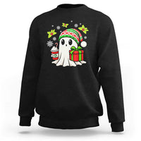 Ghost Santa Christmas Sweatshirt Holiday Xmas Halloween - Wonder Print Shop