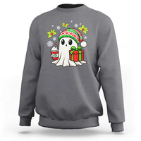 Ghost Santa Christmas Sweatshirt Holiday Xmas Halloween - Wonder Print Shop
