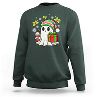 Ghost Santa Christmas Sweatshirt Holiday Xmas Halloween - Wonder Print Shop