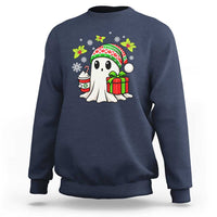 Ghost Santa Christmas Sweatshirt Holiday Xmas Halloween - Wonder Print Shop