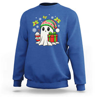 Ghost Santa Christmas Sweatshirt Holiday Xmas Halloween - Wonder Print Shop