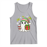 Ghost Santa Christmas Tank Top Holiday Xmas Halloween - Wonder Print Shop