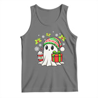 Ghost Santa Christmas Tank Top Holiday Xmas Halloween - Wonder Print Shop