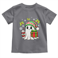 Ghost Santa Christmas Toddler T Shirt Holiday Xmas Halloween - Wonder Print Shop