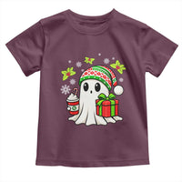 Ghost Santa Christmas Toddler T Shirt Holiday Xmas Halloween - Wonder Print Shop