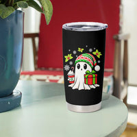 Ghost Santa Christmas Tumbler Cup Holiday Xmas Halloween - Wonder Print Shop