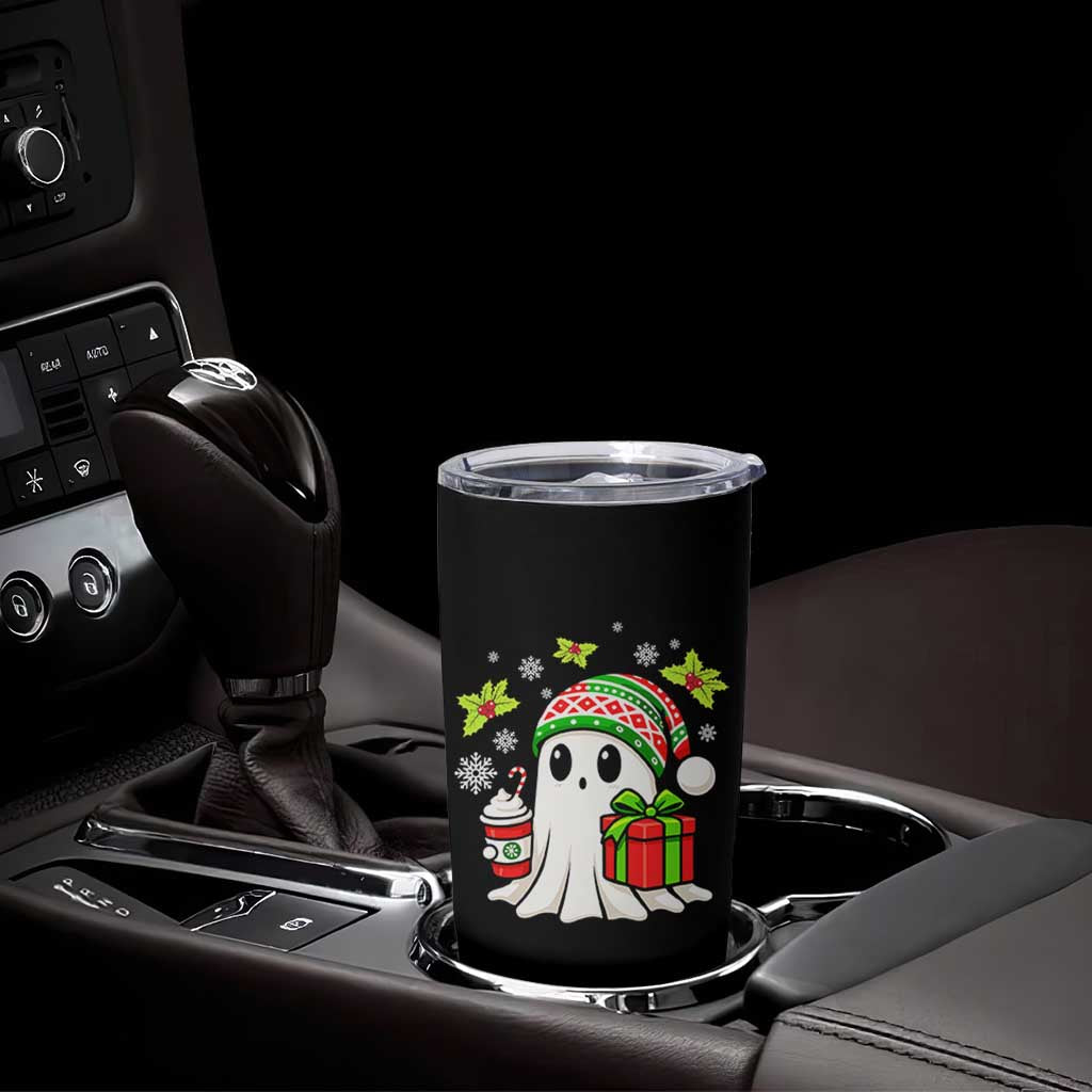 Ghost Santa Christmas Tumbler Cup Holiday Xmas Halloween - Wonder Print Shop