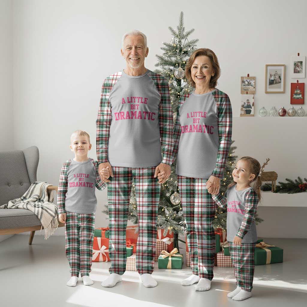 A Little Bit Dramatic Plaid Pajama Set Funny Regina Costume - Wonder Print Shop