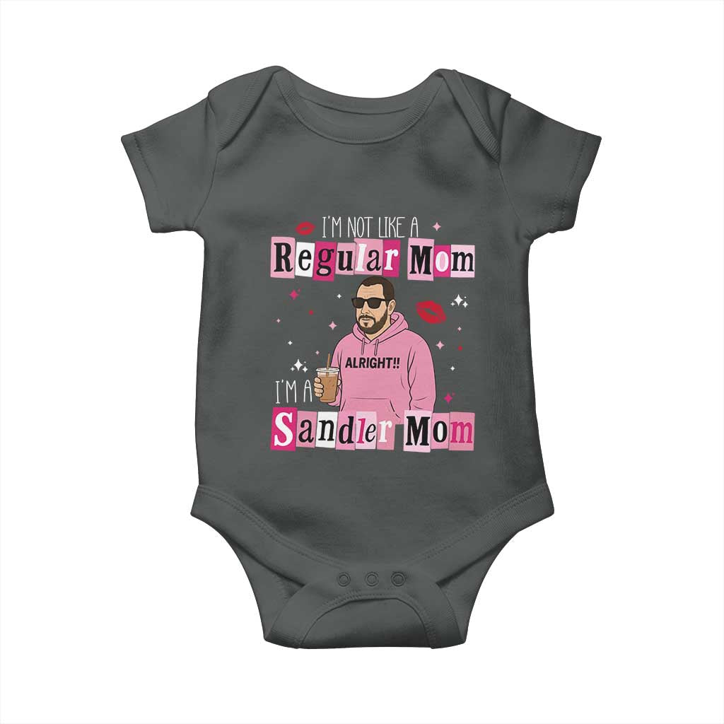 Not A Regular Mom I'm A Sandler Mom Baby Onesie Retro Movie Actor Adam Fan - Wonder Print Shop