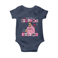 Not A Regular Mom I'm A Sandler Mom Baby Onesie Retro Movie Actor Adam Fan - Wonder Print Shop