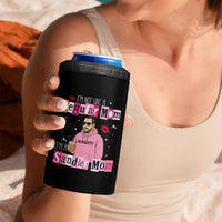 Not A Regular Mom I'm A Sandler Mom 4 in 1 Can Cooler Tumbler Retro Movie Actor Adam Fan - Wonder Print Shop