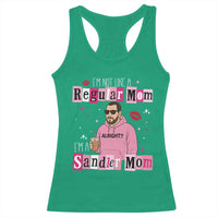 Not A Regular Mom I'm A Sandler Mom Racerback Tank Top Retro Movie Actor Adam Fan - Wonder Print Shop