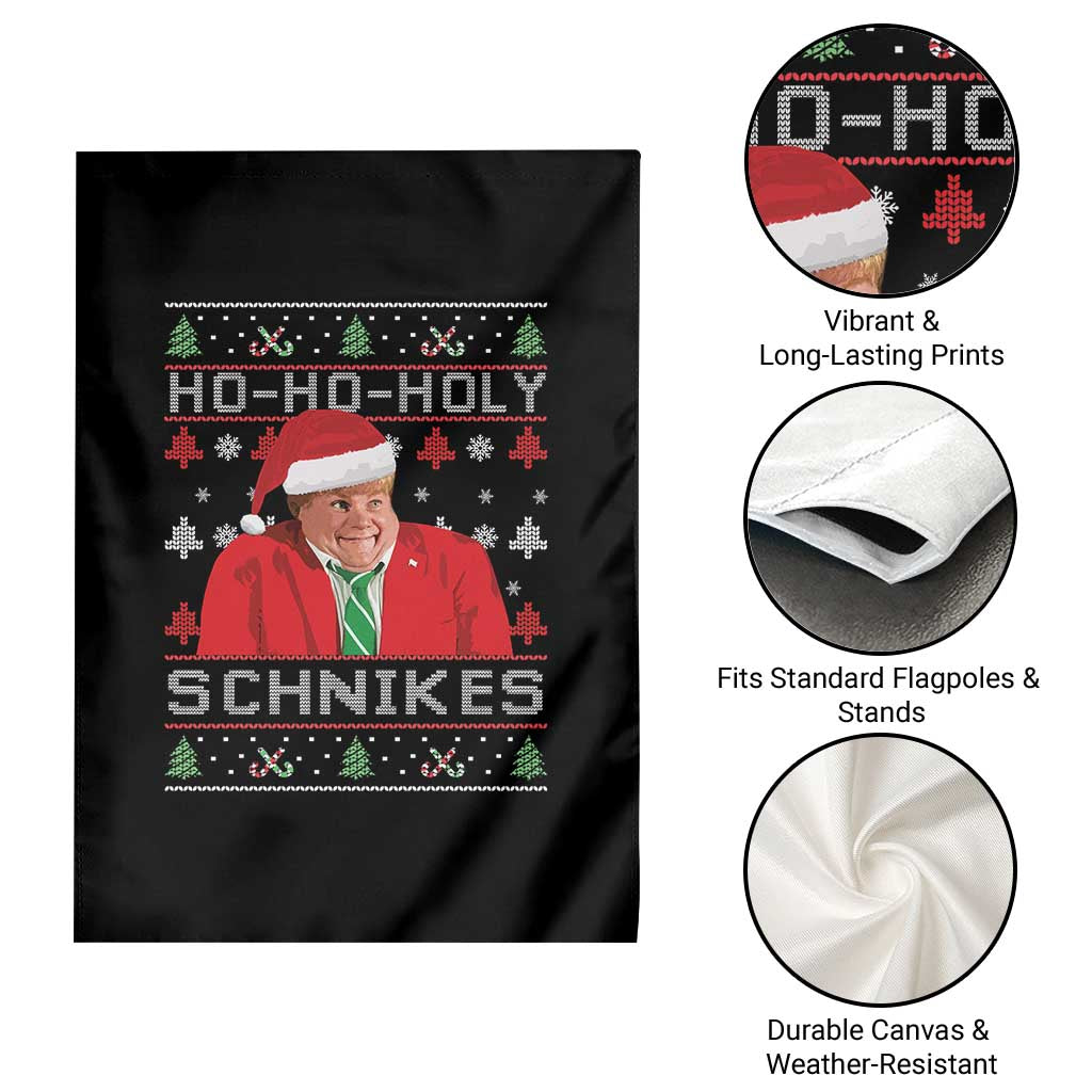 Funny Ugly Christmas Garden Flag Chris Holy Schnikes Farley - Wonder Print Shop