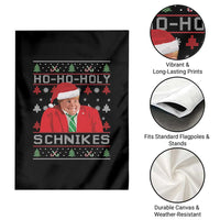 Funny Ugly Christmas Garden Flag Chris Holy Schnikes Farley - Wonder Print Shop
