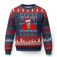 Funny Ugly Xmas Ugly Christmas Sweater Chris Holy Schnikes Farley - Wonder Print Shop