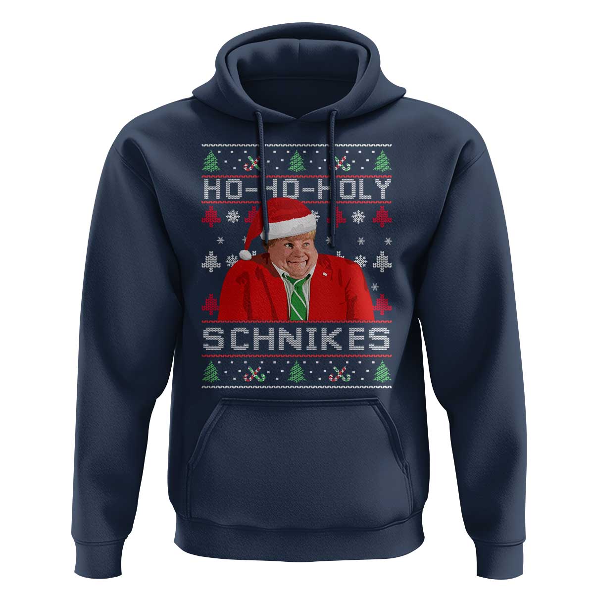 Funny Ugly Christmas Hoodie Chris Holy Schnikes Farley - Wonder Print Shop