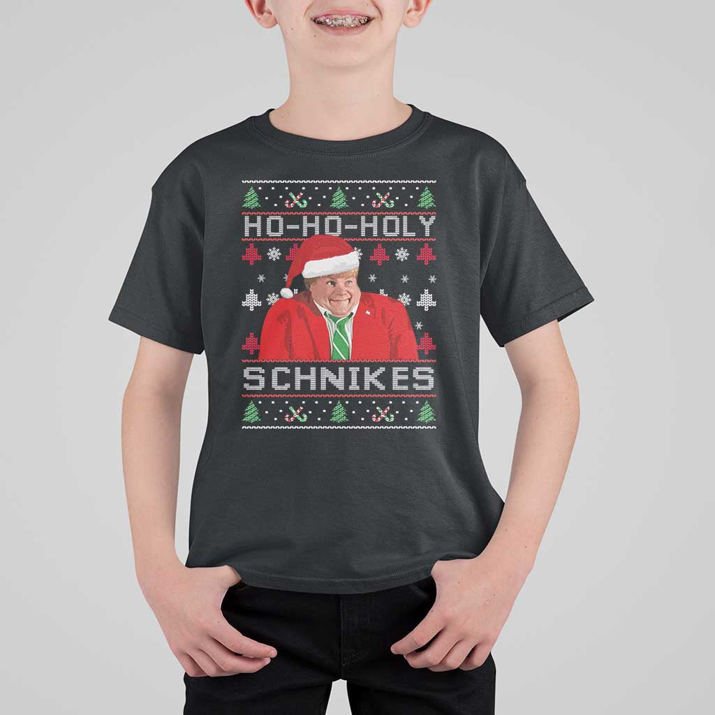 Funny Ugly Christmas T Shirt For Kid Chris Holy Schnikes Farley - Wonder Print Shop