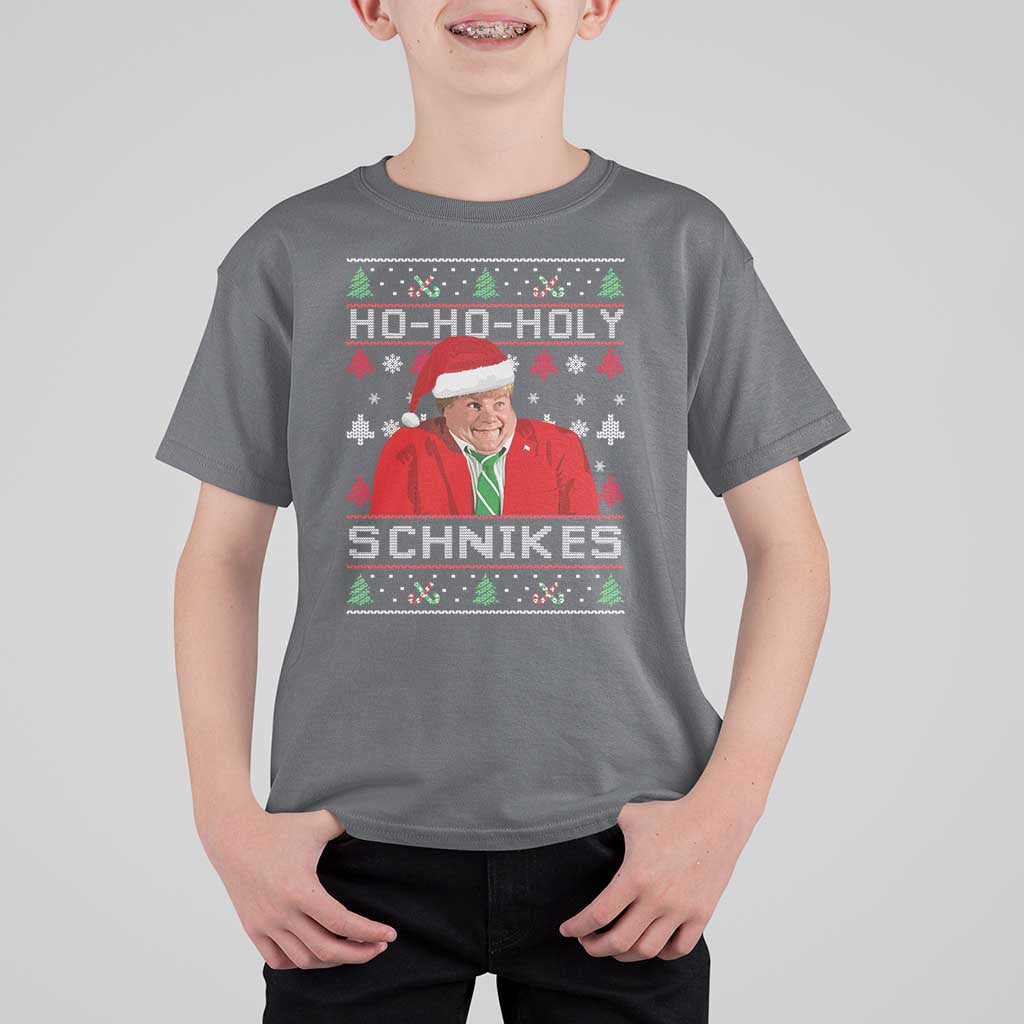 Funny Ugly Christmas T Shirt For Kid Chris Holy Schnikes Farley - Wonder Print Shop