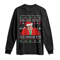 Funny Ugly Christmas Long Sleeve Shirt Chris Holy Schnikes Farley - Wonder Print Shop