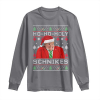 Funny Ugly Christmas Long Sleeve Shirt Chris Holy Schnikes Farley - Wonder Print Shop