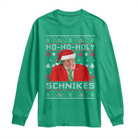 Funny Ugly Christmas Long Sleeve Shirt Chris Holy Schnikes Farley - Wonder Print Shop