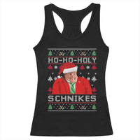 Funny Ugly Christmas Racerback Tank Top Chris Holy Schnikes Farley - Wonder Print Shop