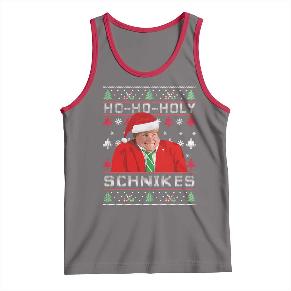 Funny Ugly Christmas Tank Top Chris Holy Schnikes Farley - Wonder Print Shop