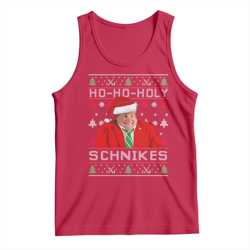 Funny Ugly Christmas Tank Top Chris Holy Schnikes Farley - Wonder Print Shop