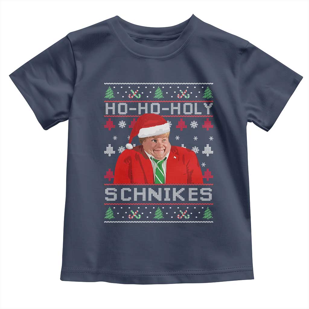 Funny Ugly Christmas Toddler T Shirt Chris Holy Schnikes Farley - Wonder Print Shop