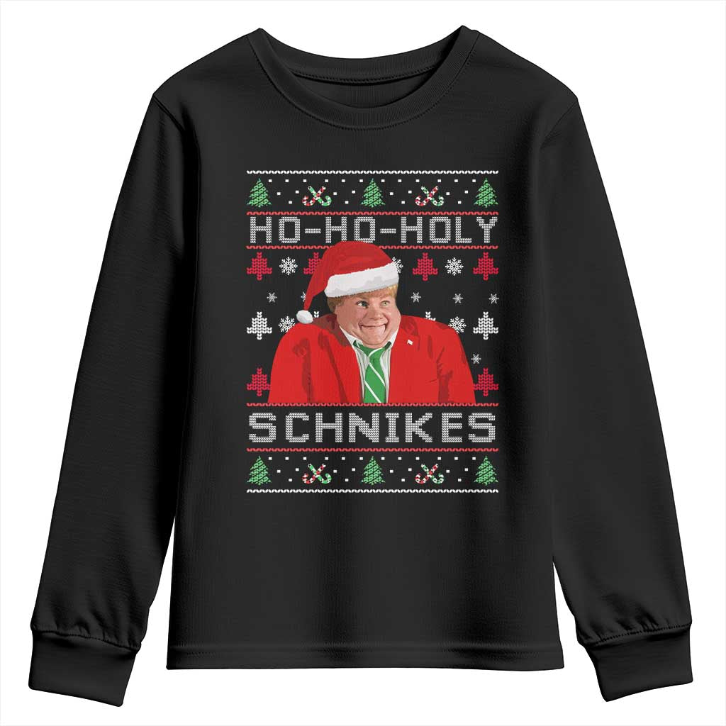 Funny Ugly Christmas Youth Sweatshirt Chris Holy Schnikes Farley - Wonder Print Shop
