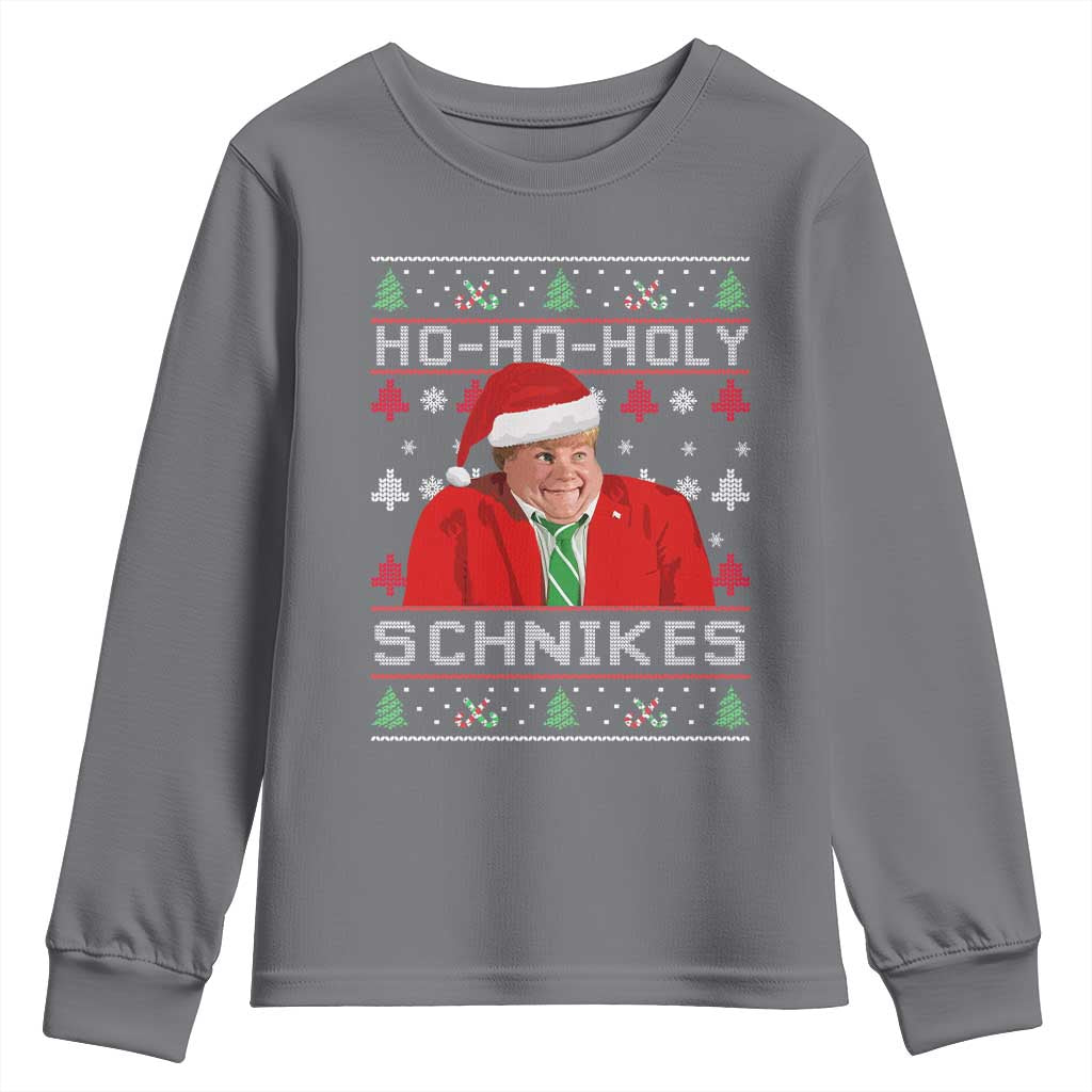 Funny Ugly Christmas Youth Sweatshirt Chris Holy Schnikes Farley - Wonder Print Shop