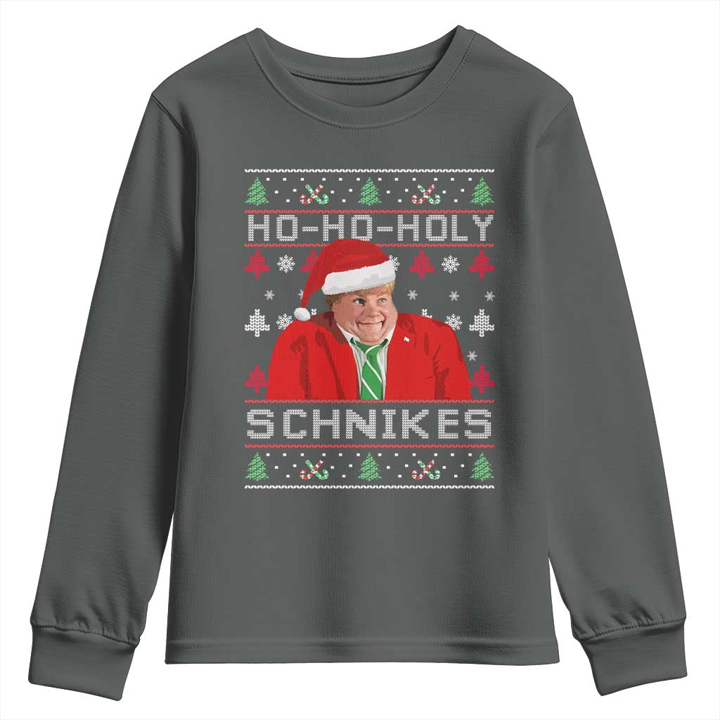 Funny Ugly Christmas Youth Sweatshirt Chris Holy Schnikes Farley - Wonder Print Shop