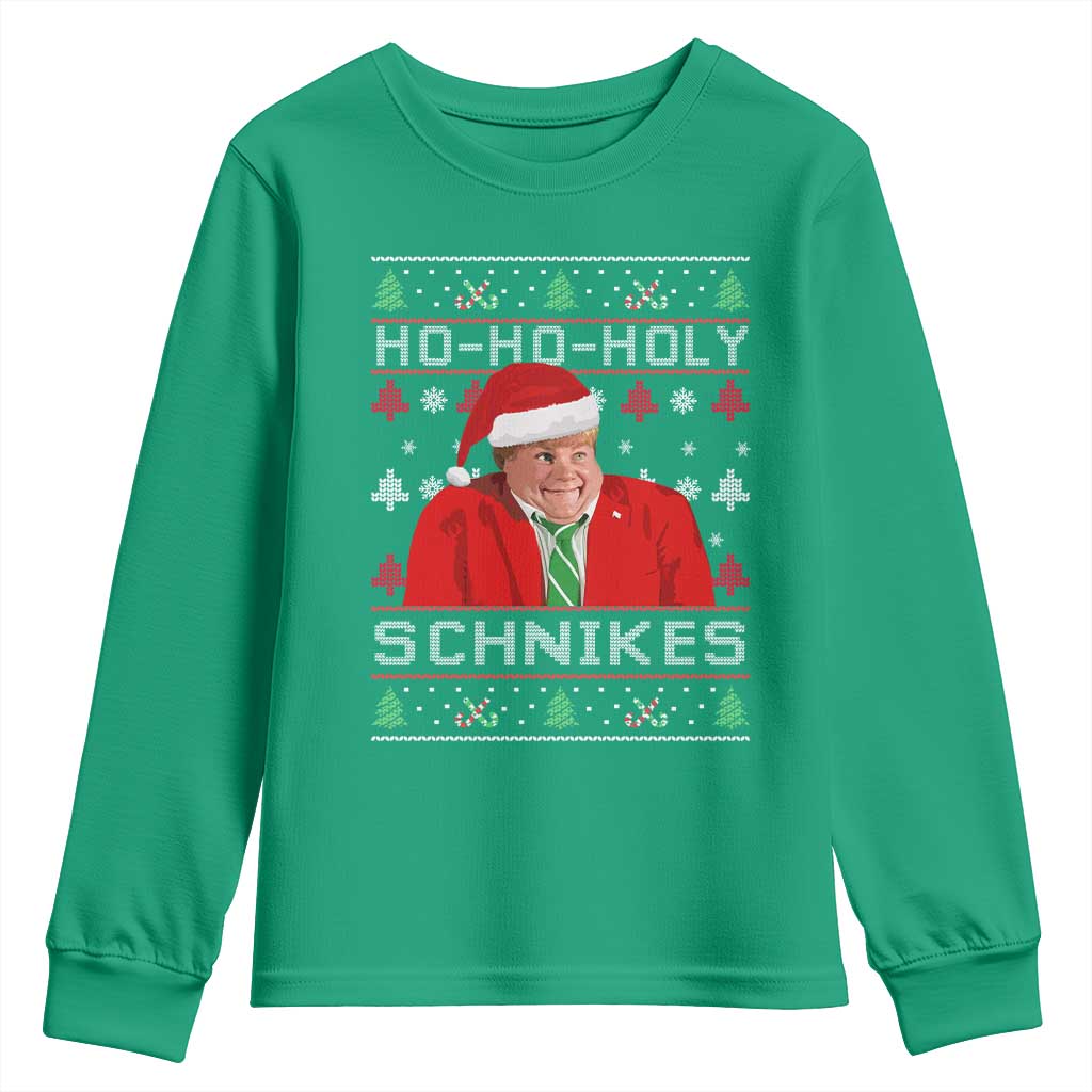 Funny Ugly Christmas Youth Sweatshirt Chris Holy Schnikes Farley - Wonder Print Shop