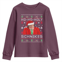 Funny Ugly Christmas Youth Sweatshirt Chris Holy Schnikes Farley - Wonder Print Shop