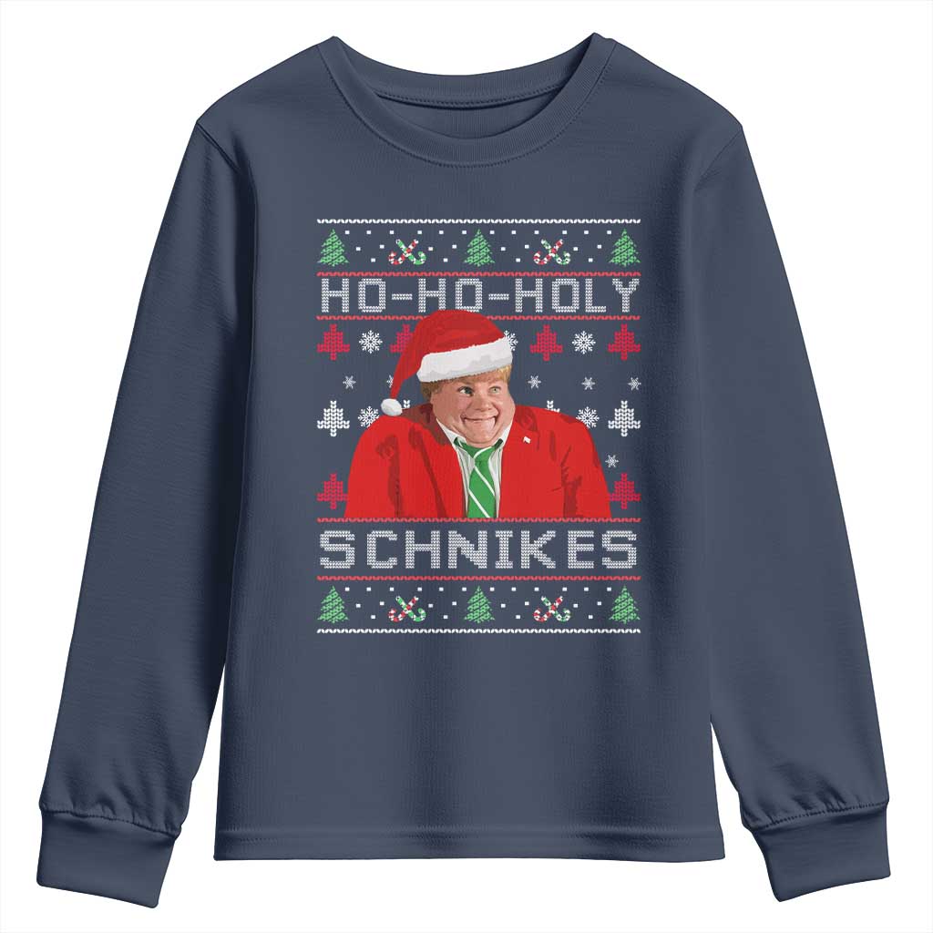 Funny Ugly Christmas Youth Sweatshirt Chris Holy Schnikes Farley - Wonder Print Shop
