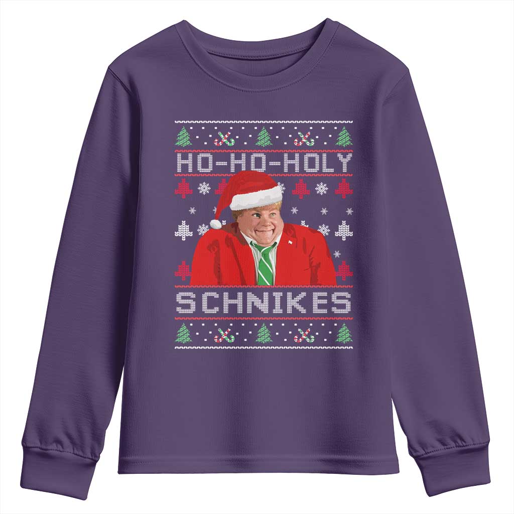 Funny Ugly Christmas Youth Sweatshirt Chris Holy Schnikes Farley - Wonder Print Shop