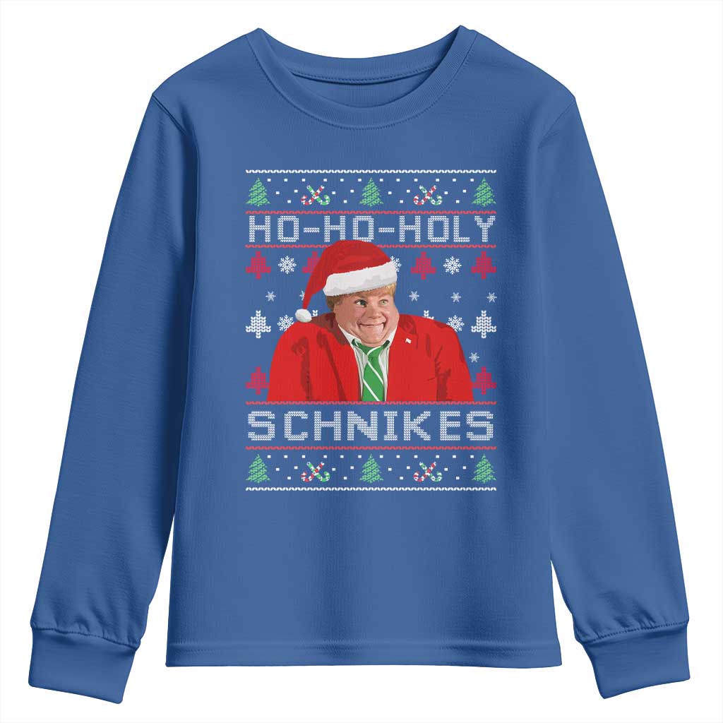 Funny Ugly Christmas Youth Sweatshirt Chris Holy Schnikes Farley - Wonder Print Shop