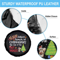 Funny Christmas Spare Tire Cover Jolliest Bunch Of Chipmunks This Side Of The Nut House - Wonder Print Shop