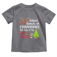 Funny Christmas Toddler T Shirt Jolliest Bunch Of Chipmunks This Side Of The Nut House - Wonder Print Shop