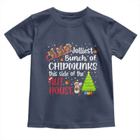 Funny Christmas Toddler T Shirt Jolliest Bunch Of Chipmunks This Side Of The Nut House - Wonder Print Shop
