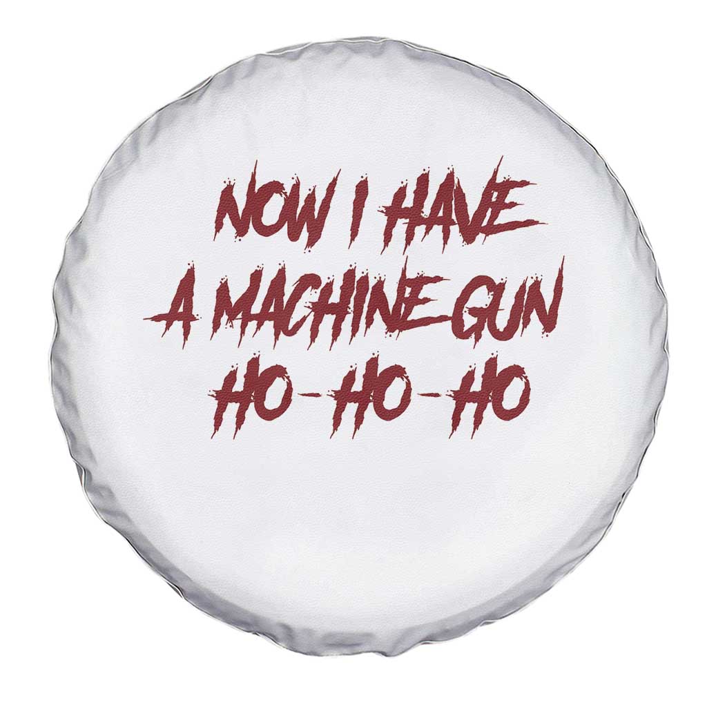 Now I Have A Machine Gun Spare Tire Cover Funny Retro 90s Movie Jumper - Wonder Print Shop