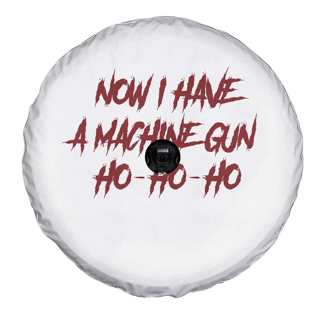 Now I Have A Machine Gun Spare Tire Cover Funny Retro 90s Movie Jumper - Wonder Print Shop