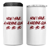 Now I Have A Machine Gun 4 in 1 Can Cooler Tumbler Funny Retro 90s Movie Jumper - Wonder Print Shop