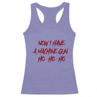 Now I Have A Machine Gun Racerback Tank Top Funny Retro 90s Movie Jumper - Wonder Print Shop