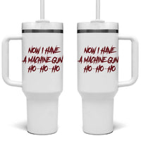 Now I Have A Machine Gun Tumbler With Handle Funny Retro 90s Movie Jumper - Wonder Print Shop